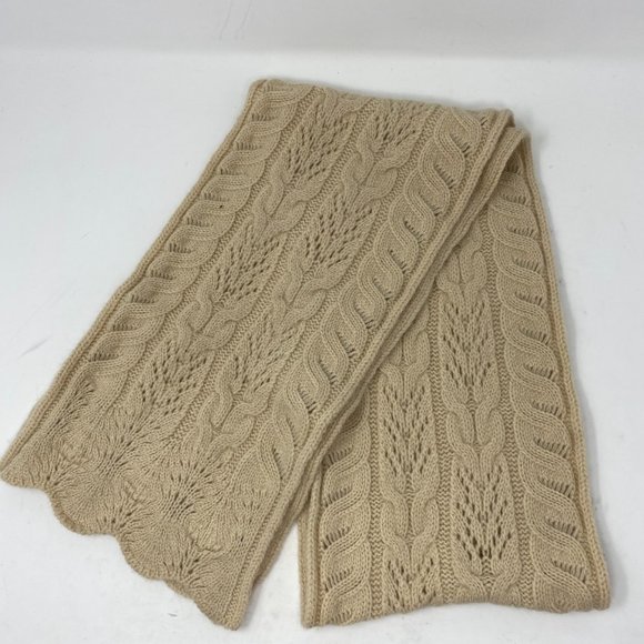 Lauren Ralph Lauren Cable Knit Scarf - Picture 1 of 10